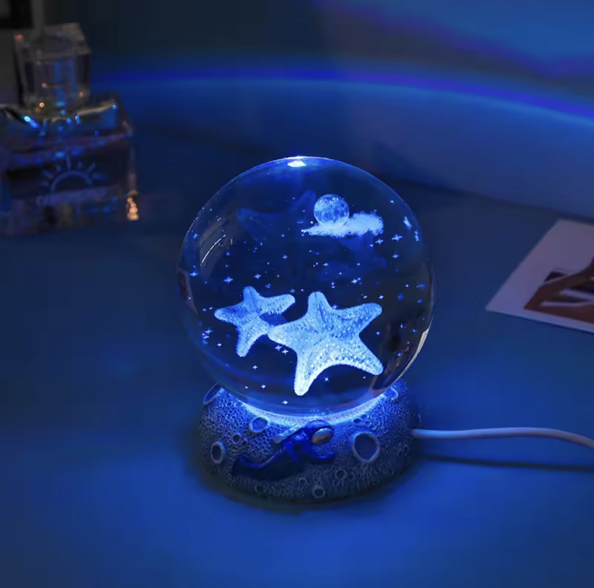 Cielo Sommerso – Sfera Cristallo "Starfish"