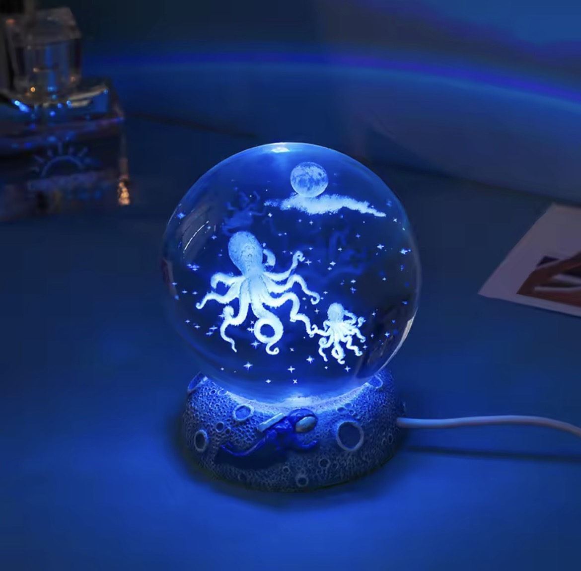 Abisso Incantato – Sfera Cristallo "Octopus”