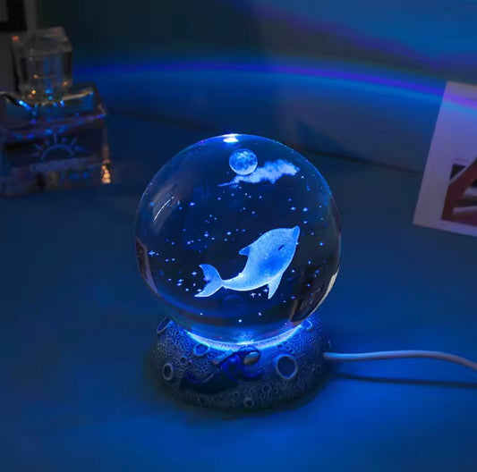 Salto di Luce – Sfera Cristallo "Dolphin"