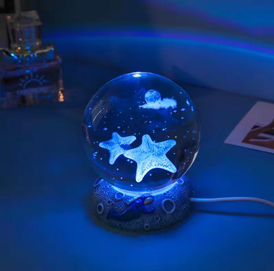 Cielo Sommerso – Sfera Cristallo "Starfish"