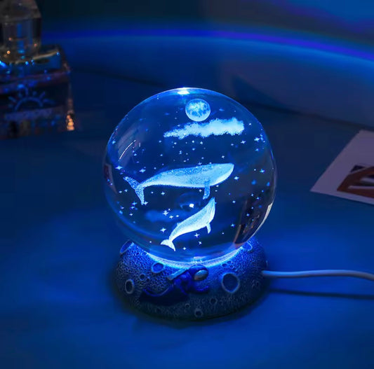 Canto dell'Oceano – Sfera Cristallo "Whale"