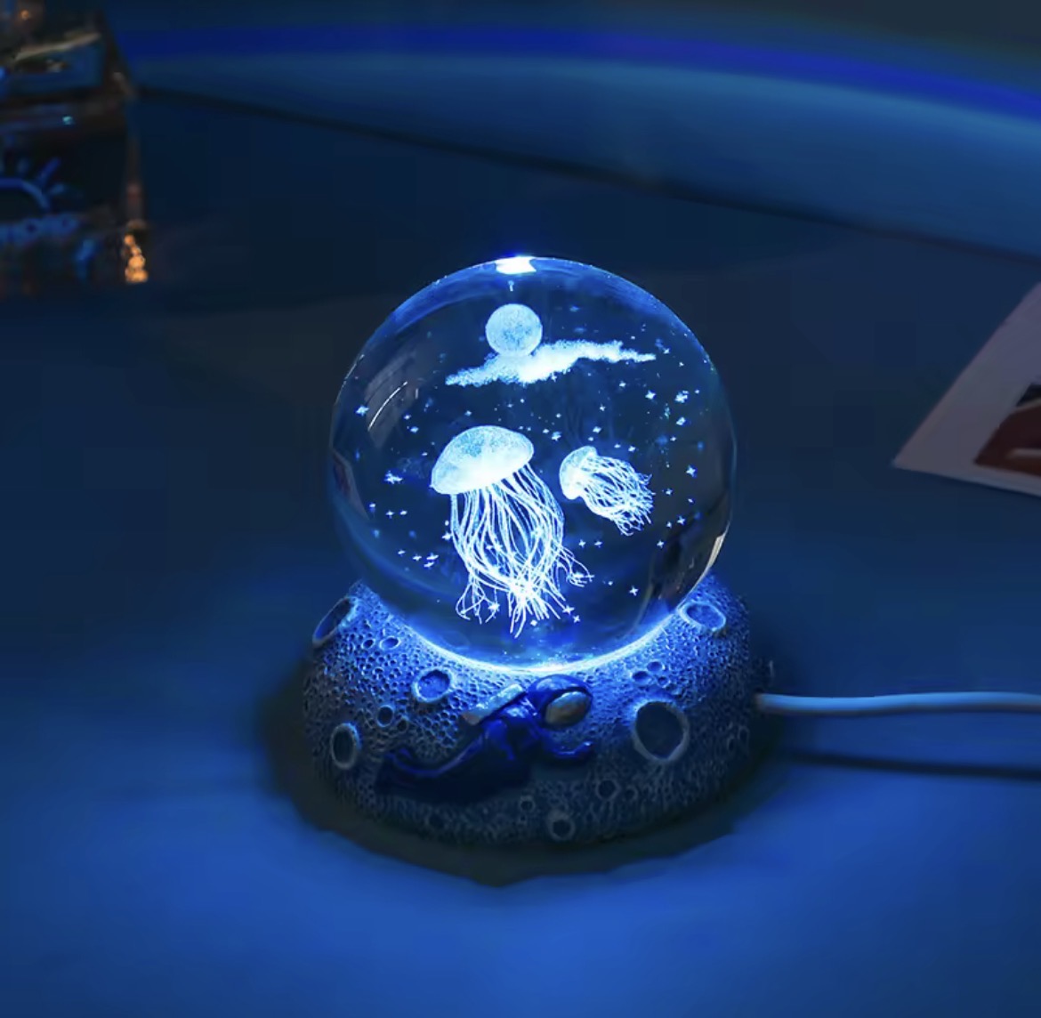 Danza Fluida – Sfera Cristallo "Jellyfish"