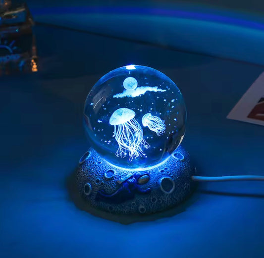 Danza Fluida – Sfera Cristallo "Jellyfish"